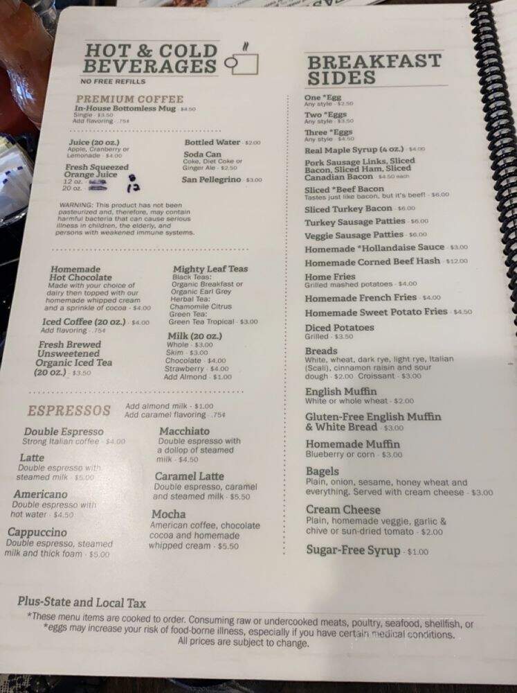 Ball Square Cafe & Breakfast - Somerville, MA menu_pic