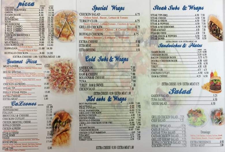 Blue Hill House Of Pizza - Roxbury, MA menu_pic