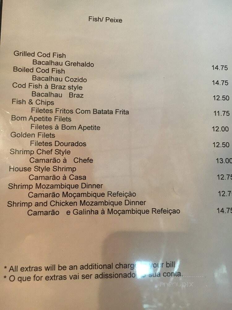 Bon Appetite - New Bedford, MA menu_pic