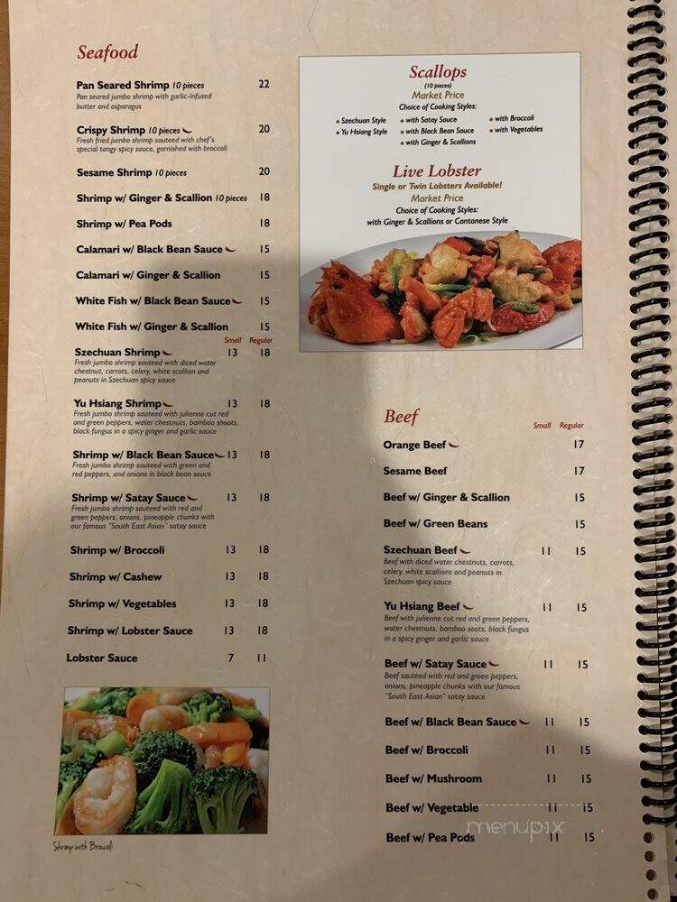 Chinatown - Stoughton, MA menu_pic