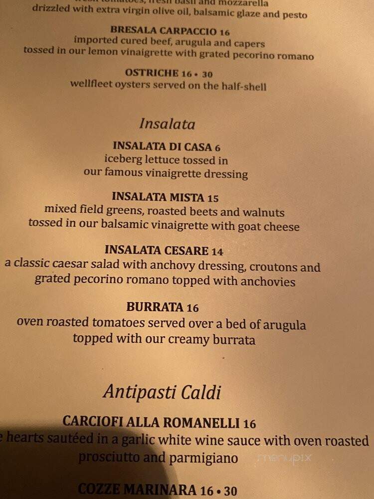 Ciro & Sal's - Provincetown, MA menu_pic