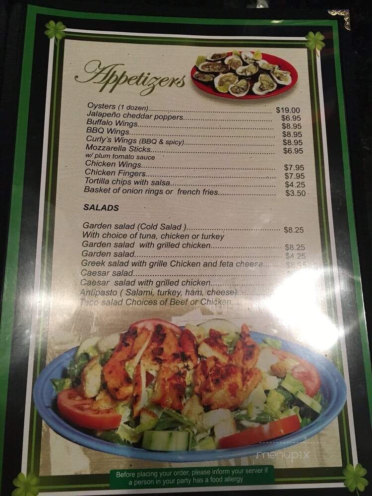 Curly's Restaurant - Chelsea, MA menu_pic