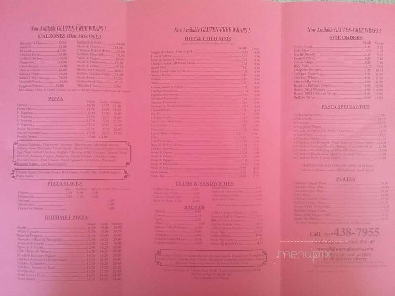 Deliworks Pizzaria - Stoneham, MA menu_pic