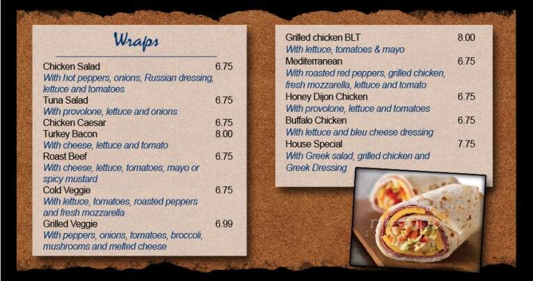 Edas Cafe - Braintree, MA menu_pic