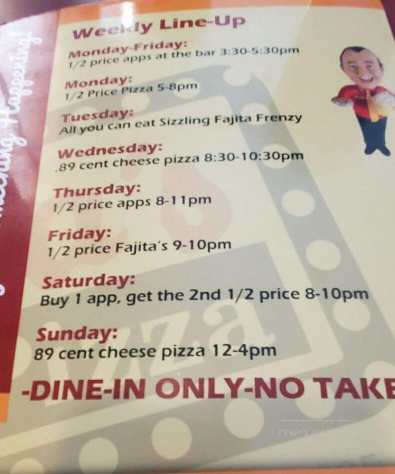 Emma's Pub & Pizza - Bridgewater, MA menu_pic
