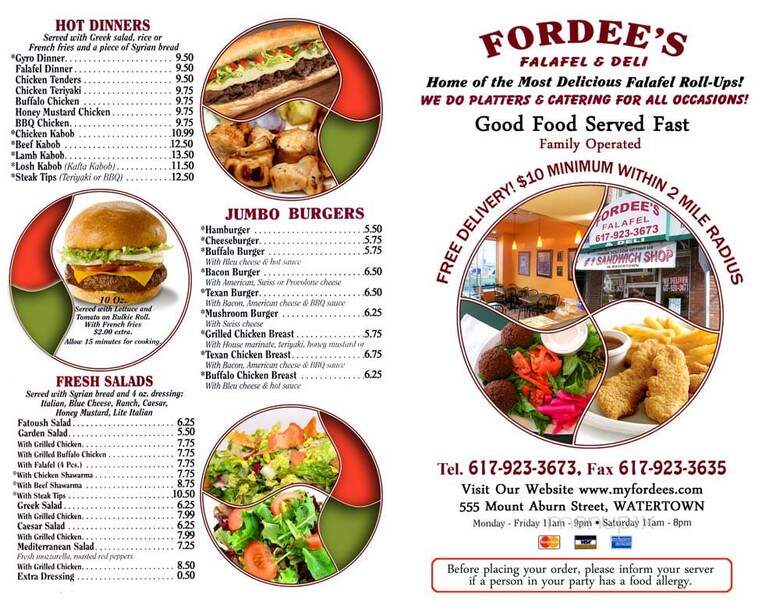 Fordee's Grill - Watertown, MA