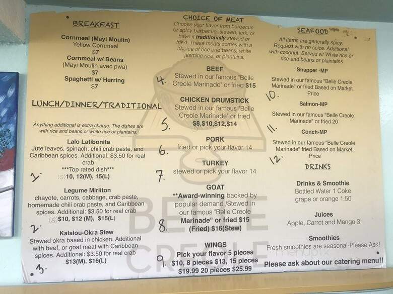 Fritay Restaurant - Mattapan, MA menu_pic