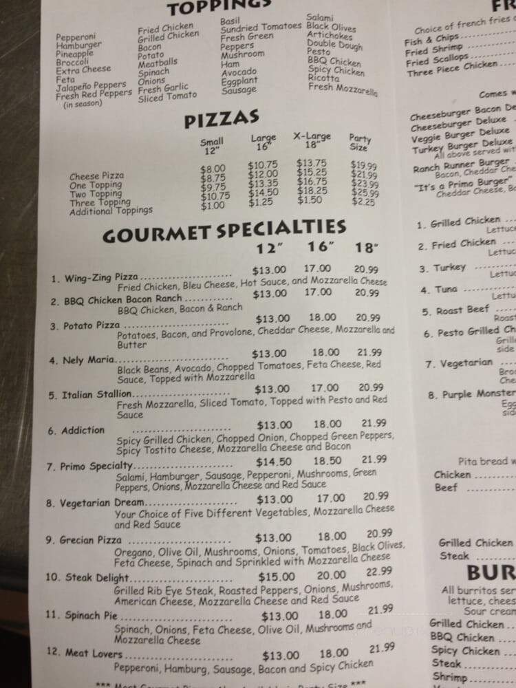 Georgios Restaurant & Pizzeria - South Deerfield, MA menu_pic