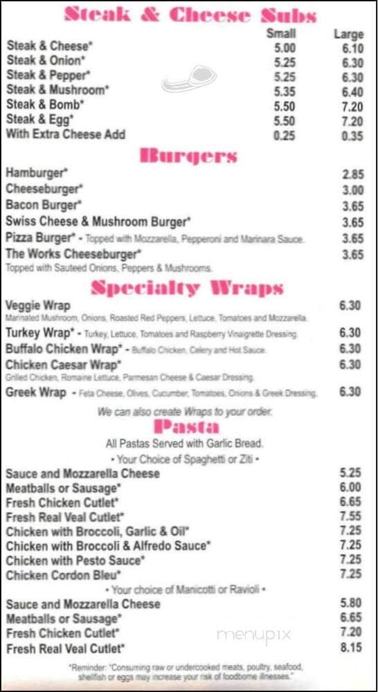 Good Eats Pizza - Roxbury, MA menu_pic