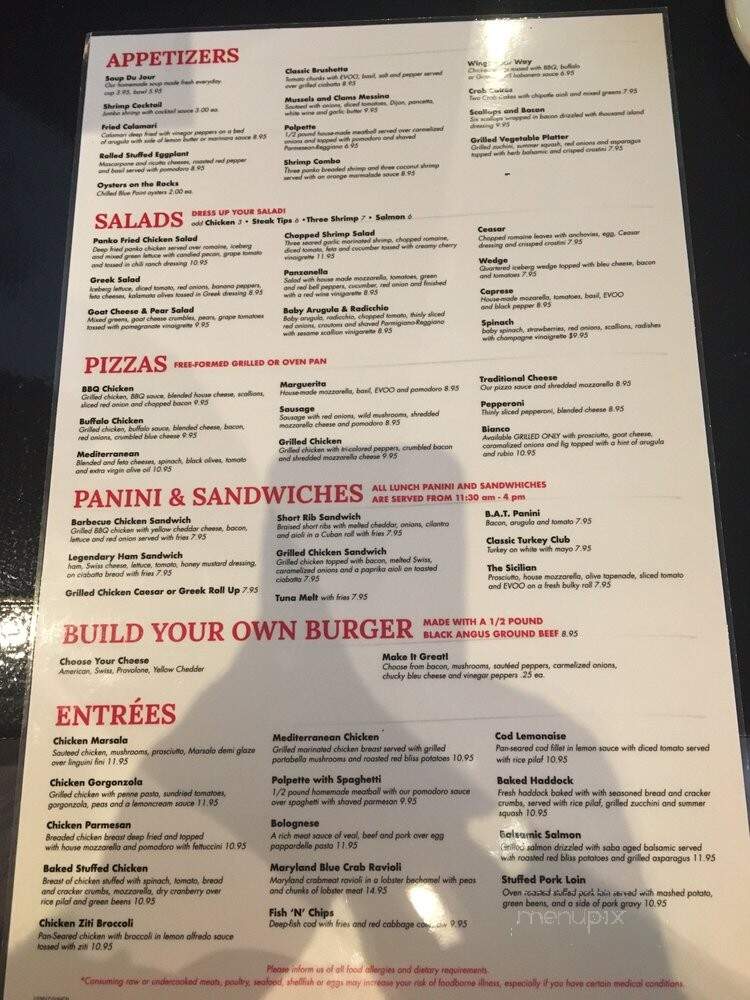 Granit Griil At 703fx - Braintree, MA menu_pic