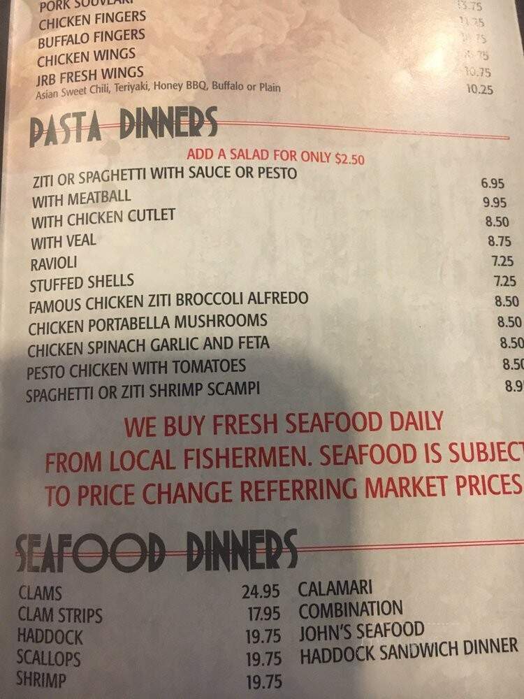 John's Roast Beef - Lynn, MA menu_pic