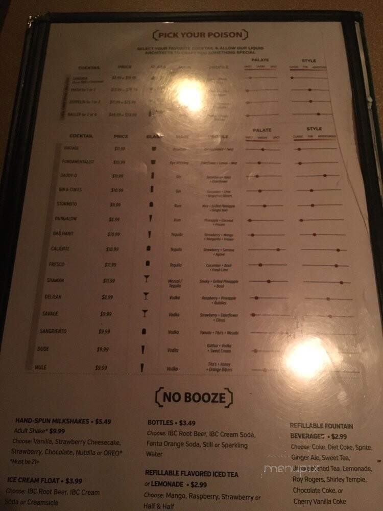 Kings Restaurant - Boston, MA menu_pic