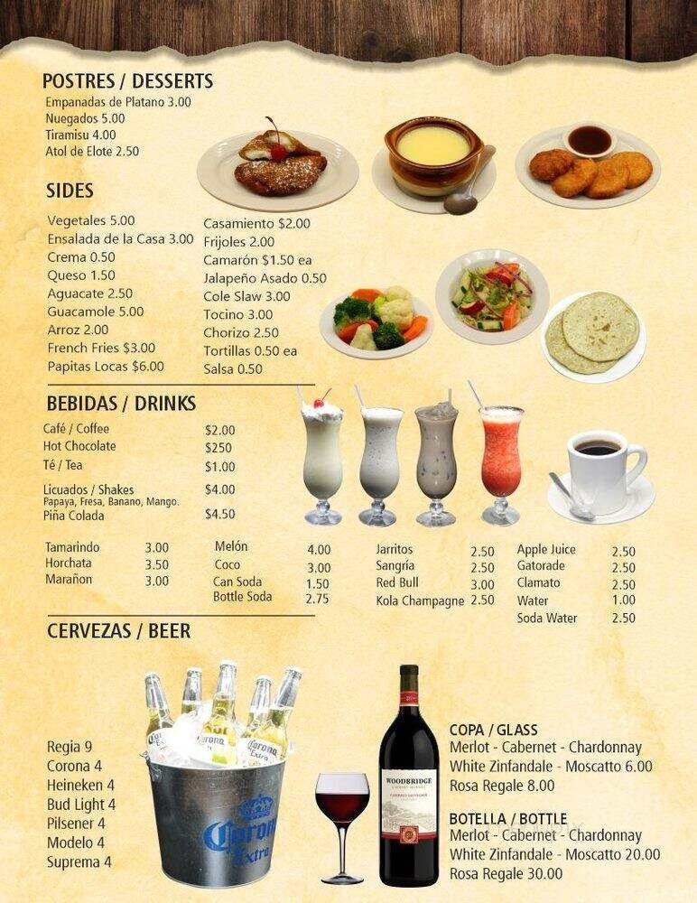 La Reina Cafeteria - East Boston, MA menu_pic