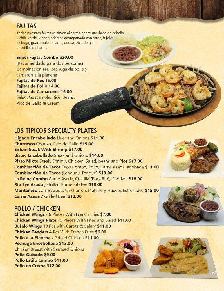 La Reina Cafeteria - East Boston, MA menu_pic
