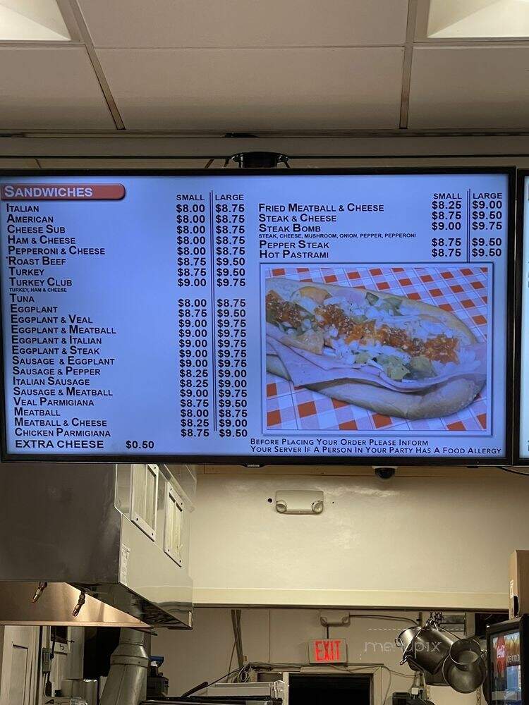 Leone's Submarine Sandwich - Somerville, MA menu_pic