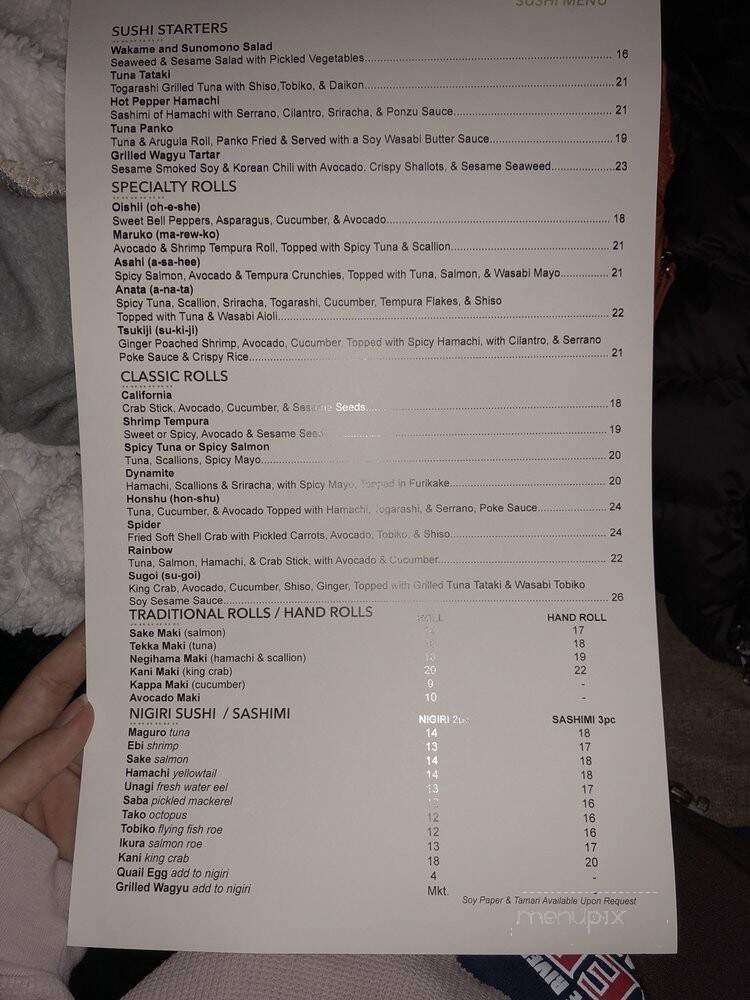 Lola 41 - Nantucket, MA menu_pic