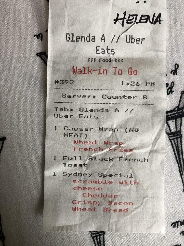 McKenna's Cafe - Dorchester, MA menu_pic