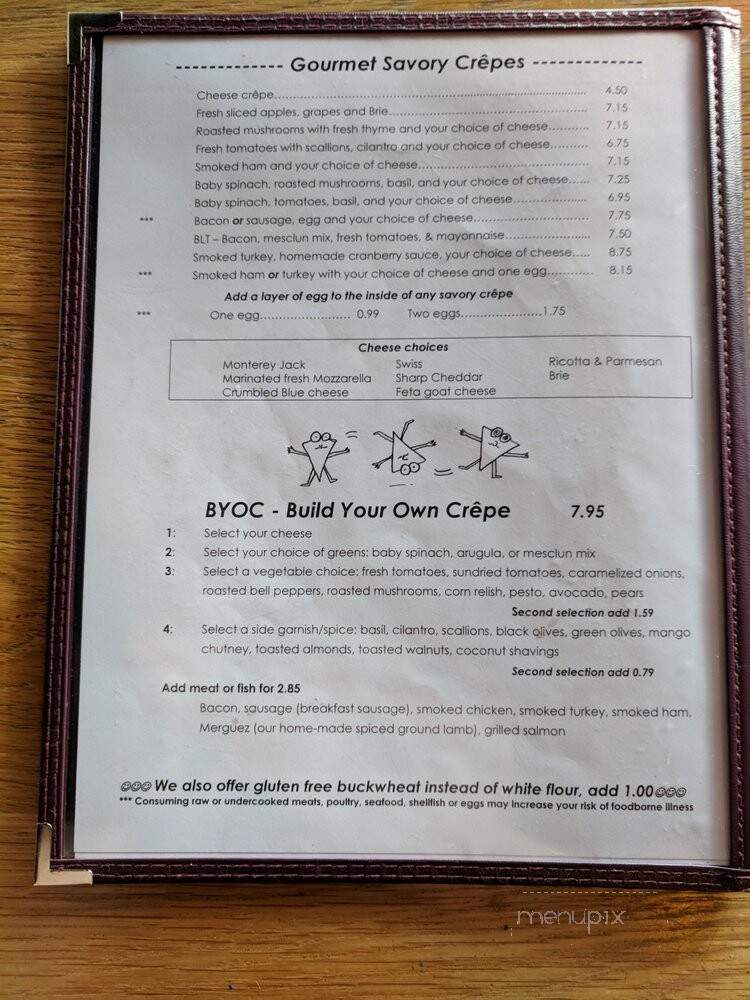 Mr Crepe - Somerville, MA menu_pic