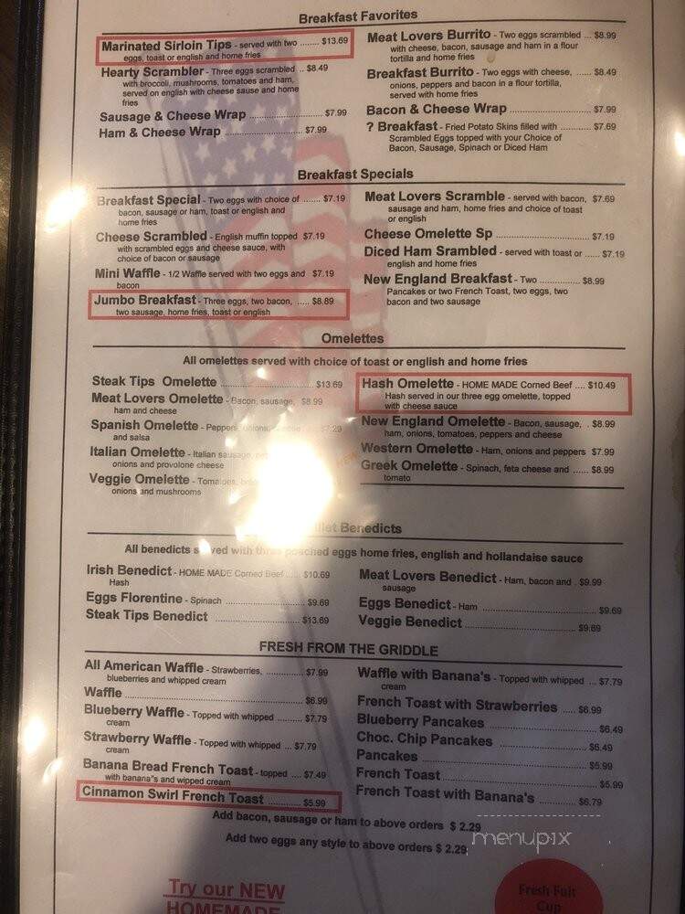 Mug N Muffin Restaurant - Norwood, MA menu_pic