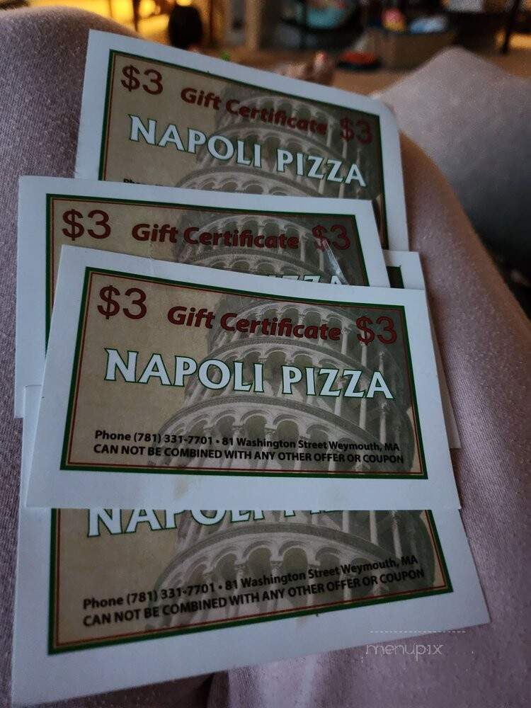 Napoli Pizza & Sub Shops - Weymouth, MA