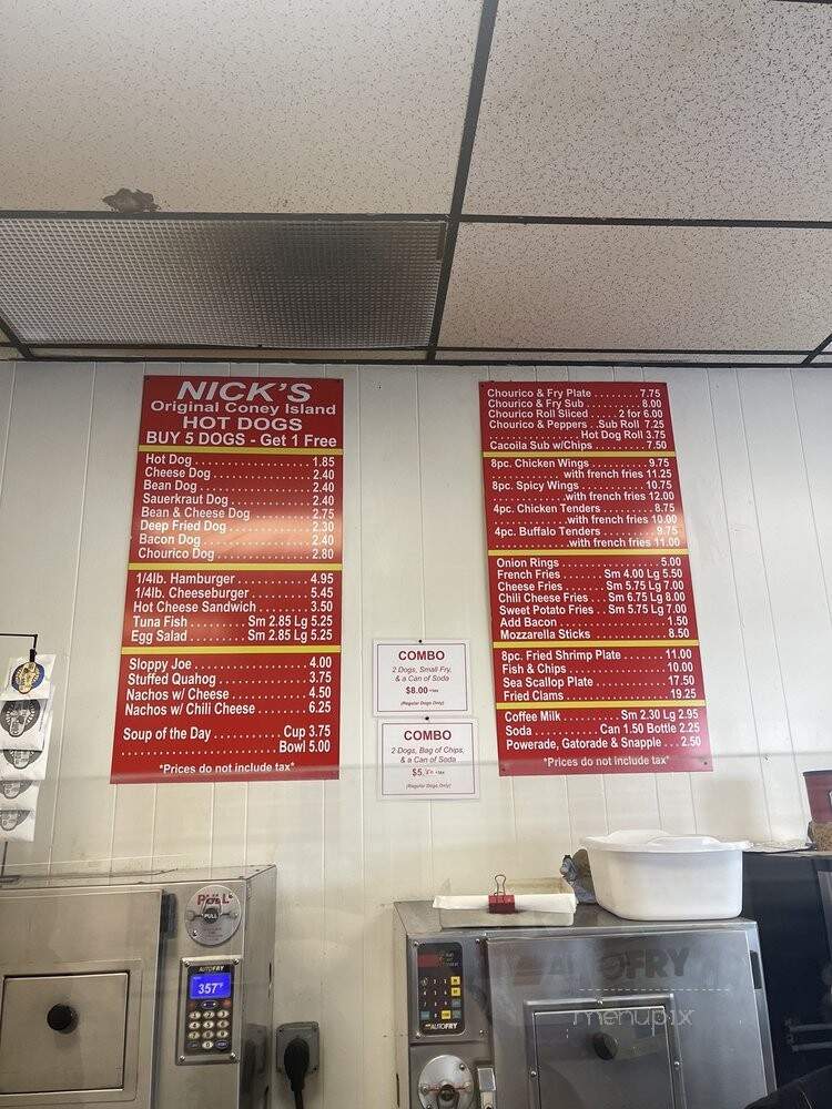 Nick's Hot Dogs - Fall River, MA