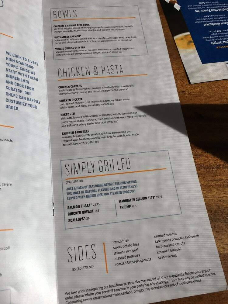 Not Your Average Joe's - Methuen, MA menu_pic