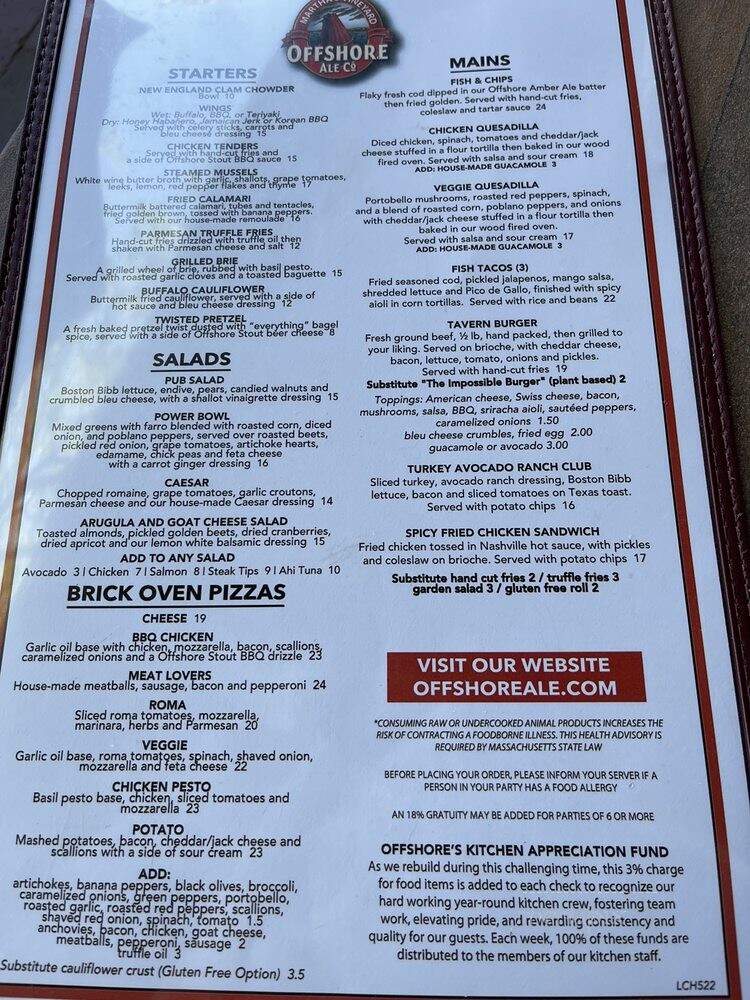 Offshore Ale Co - Oak Bluffs, MA