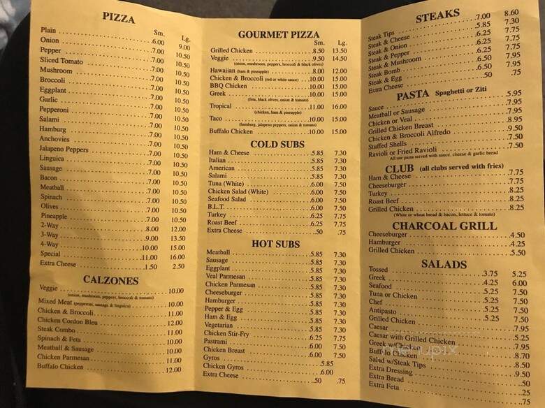 Old Country Pizzeria - Stoughton, MA menu_pic
