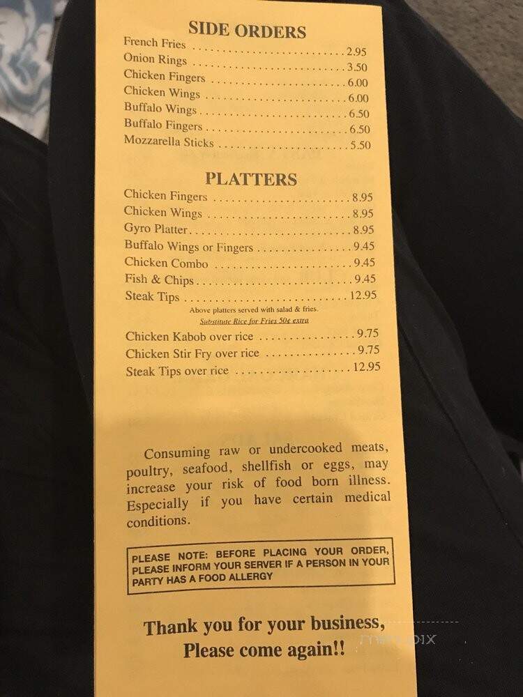 Old Country Pizzeria - Stoughton, MA menu_pic