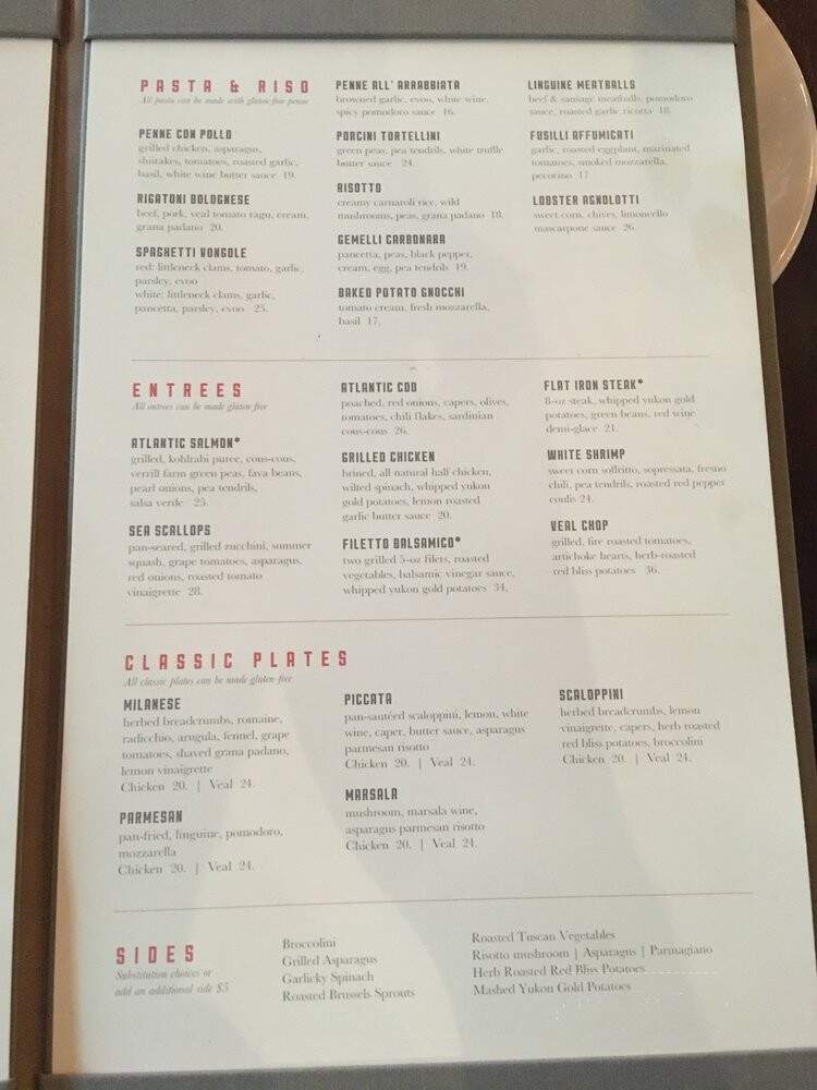 Papa Razzi - Wellesley, MA menu_pic