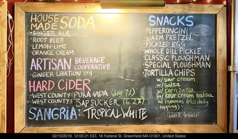 People's Pint Brewpub - Greenfield, MA menu_pic
