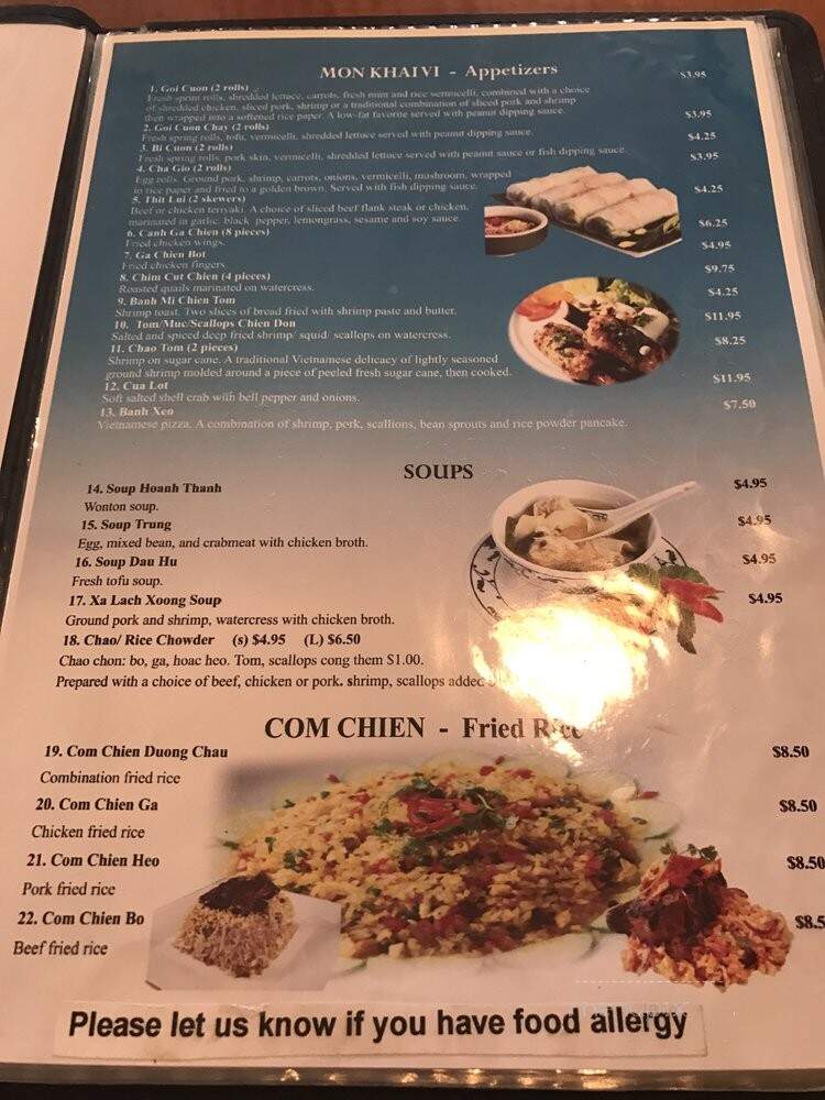 Pho Lucky - Lynn, MA menu_pic