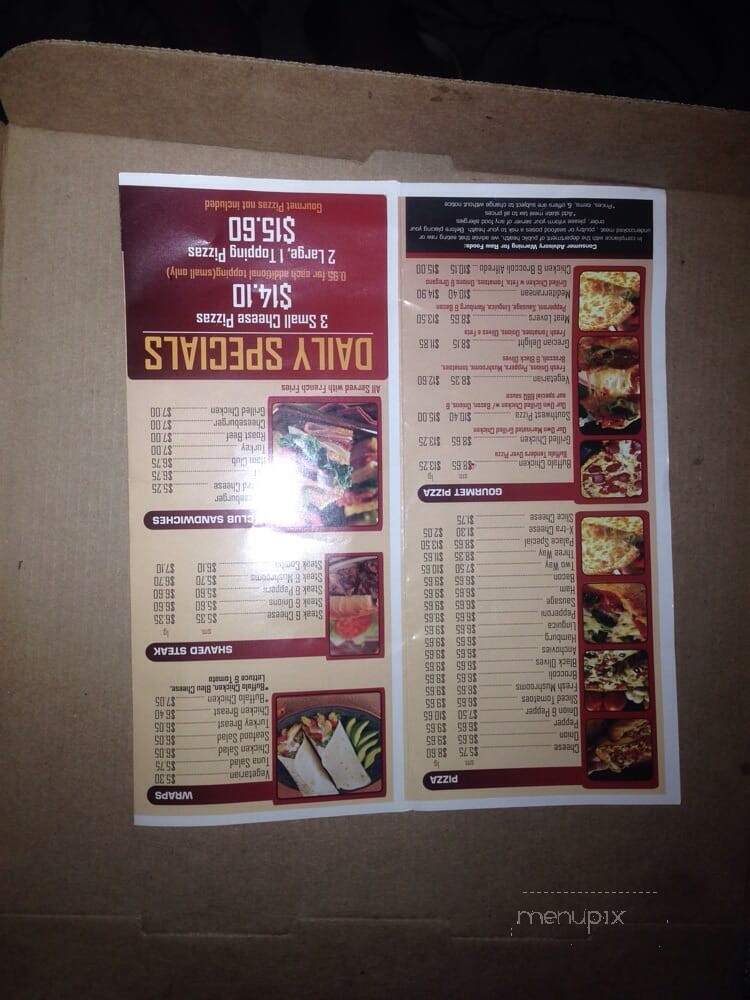 Pizza Palace - Brockton, MA menu_pic