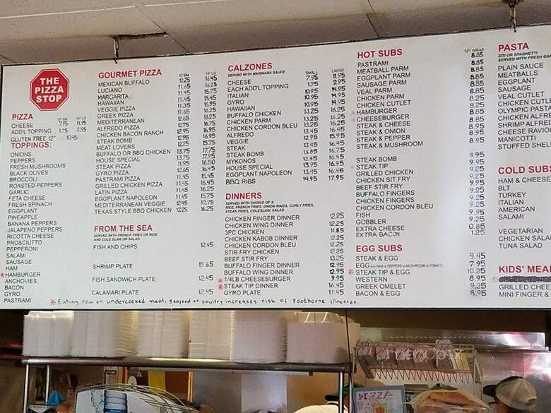 Pizza Stop - Roxbury, MA menu_pic