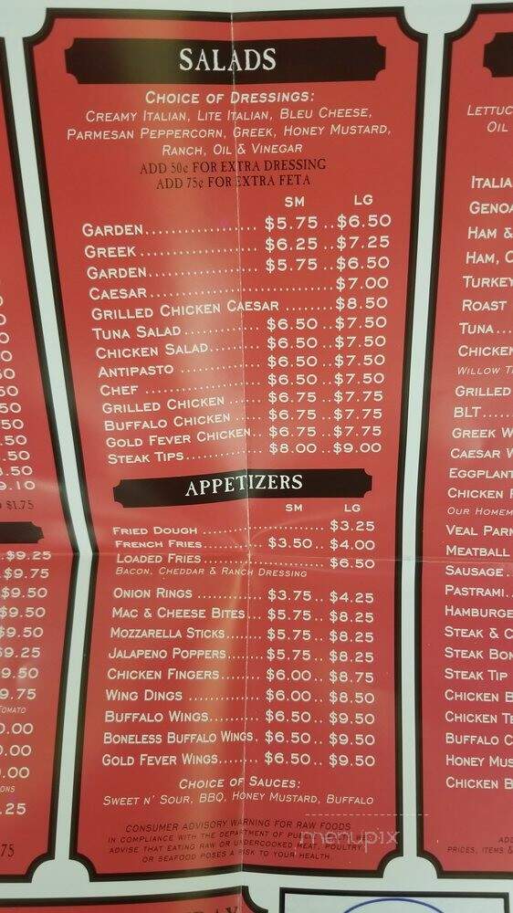 Pizza Time - Norton, MA menu_pic