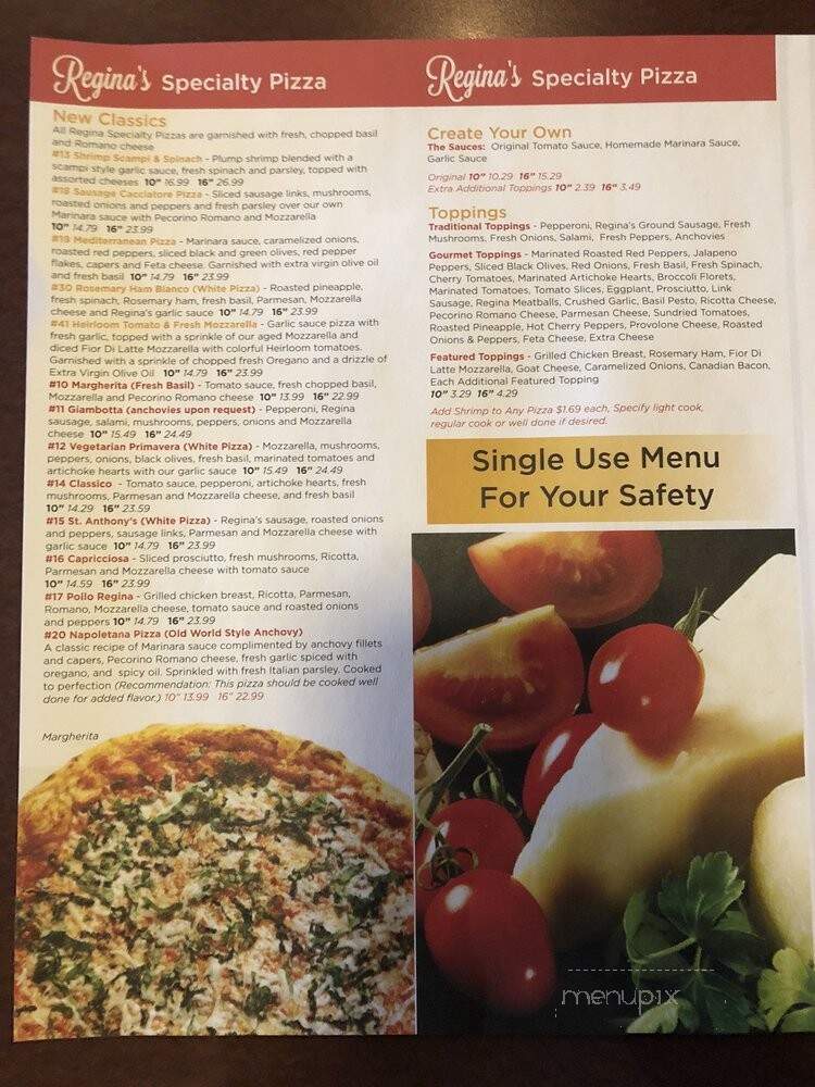 Pizzeria Regina Of Medford - Medford, MA