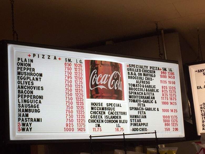 Salonika Pizza - New Bedford, MA menu_pic