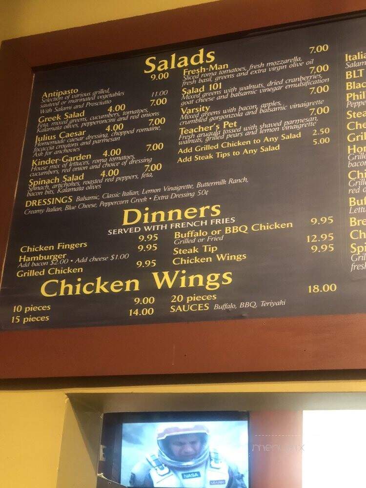School House Pizza - Quincy, MA menu_pic