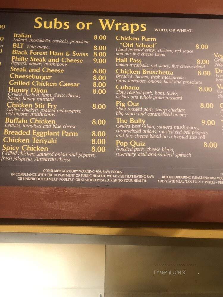School House Pizza - Quincy, MA menu_pic