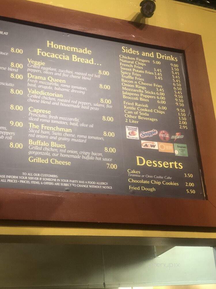 School House Pizza - Quincy, MA menu_pic