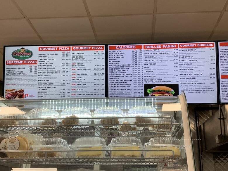 Supreme House Pizza - North Billerica, MA menu_pic