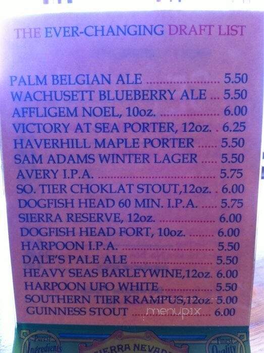 Union Brew House - Weymouth, MA menu_pic