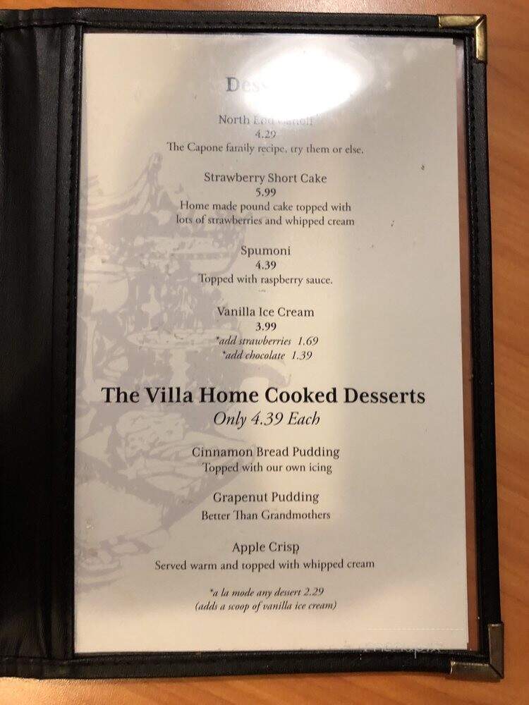 Villa Restaurant - Wayland, MA