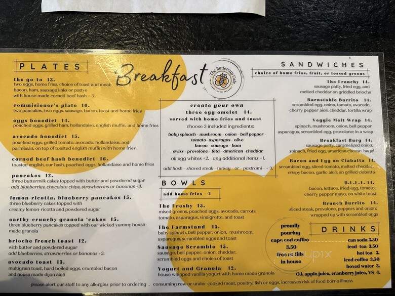 Village Landing Restaurant - Barnstable, MA menu_pic