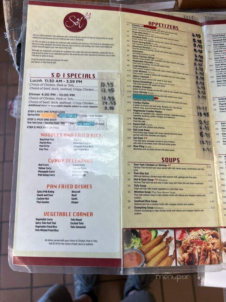 S & I To Go - Allston, MA menu_pic