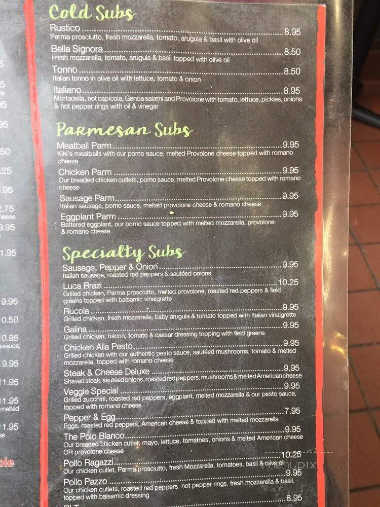 Osteria Rustico - Boston, MA menu_pic