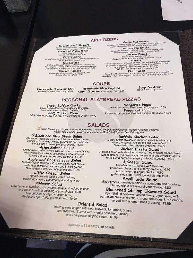 Shenanagan's - South Boston, MA menu_pic