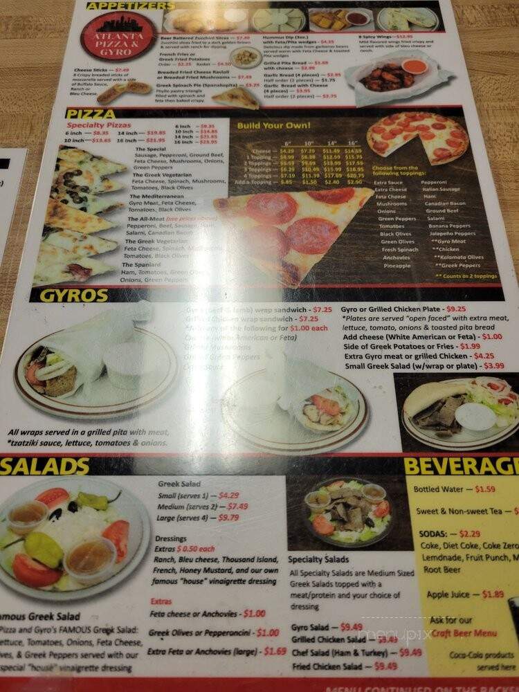Atlanta Pizza & Gyro - Conyers, GA