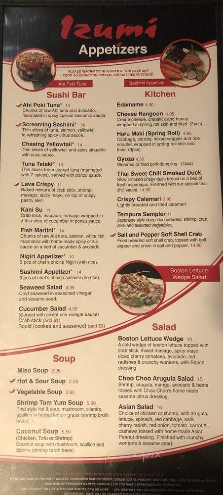 Izumi Sushi House - Cumming, GA