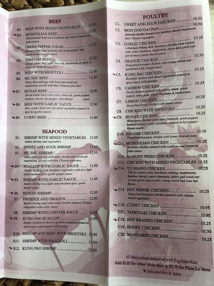 New China Restaurant - Lithia Springs, GA menu_pic